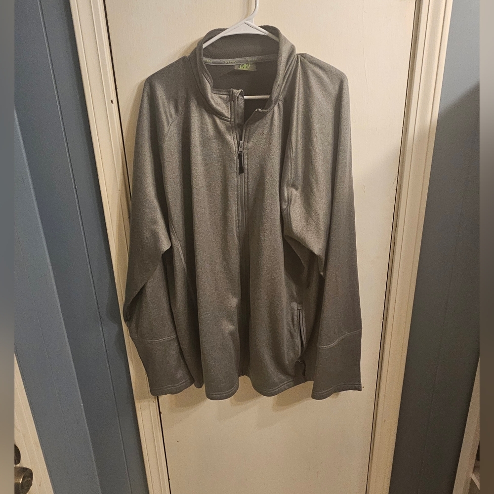 Gray Quarter-Zip Nordic Track Jacket XXL 2XL